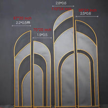 Load image into Gallery viewer, wedding gold stand backdrop 
