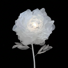 Load image into Gallery viewer, White giant flower wedding event design 
