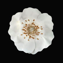 Load image into Gallery viewer, Premium white flower wall backdrop for wedding ceremony and reception
