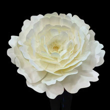 Load image into Gallery viewer, 32 inch white handmade paper flower backdrop for wedding and party decoration
