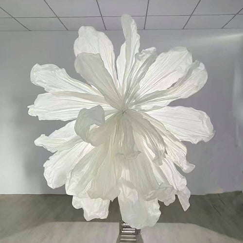 giant paper flower event backdrop 