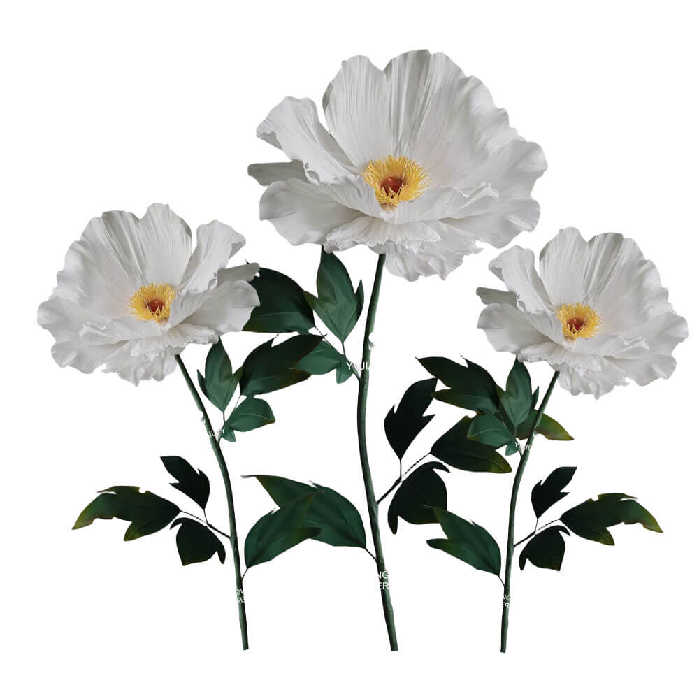 giant flower interior decorations window display 
