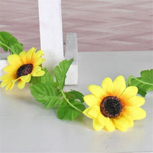 Load image into Gallery viewer, 6pcs 260cm Artificial Sunflower Garland Flower
