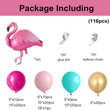 Load image into Gallery viewer, flamingo-balloon-garland-arch-kit-baby-shower-party
