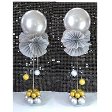 Load image into Gallery viewer, DIY silver balloon column stand kits
