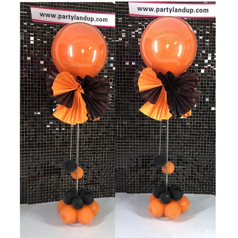 Orange-balloon-column-stand-kit-luxury-event