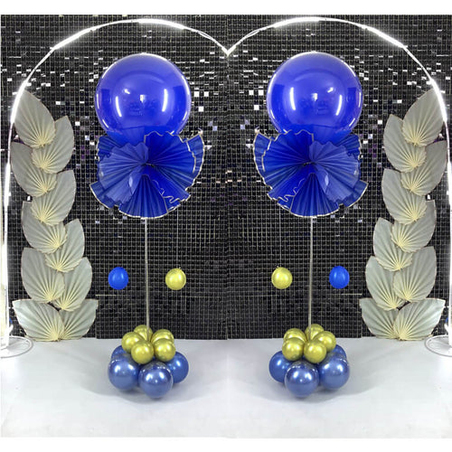 balloon column stands for father's day decor