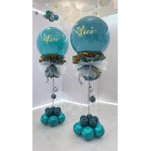 Load image into Gallery viewer, blue balloon column kits for party rental
