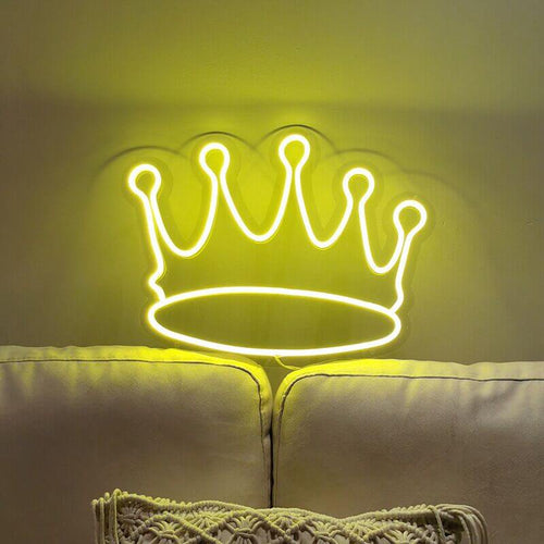crown led neon signs for home decor
