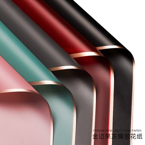 Waterproof flower wrapping paper for balloon stands