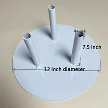 Load image into Gallery viewer, Sturdy iron base stand for giant paper flower displays - wedding and event decoration
