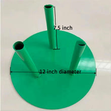 Load image into Gallery viewer, 10 inch metal base stand for giant paper flowers - white finish
