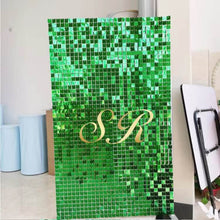 Load image into Gallery viewer, Greent shimmer wall backdrop for Christmas Decor
