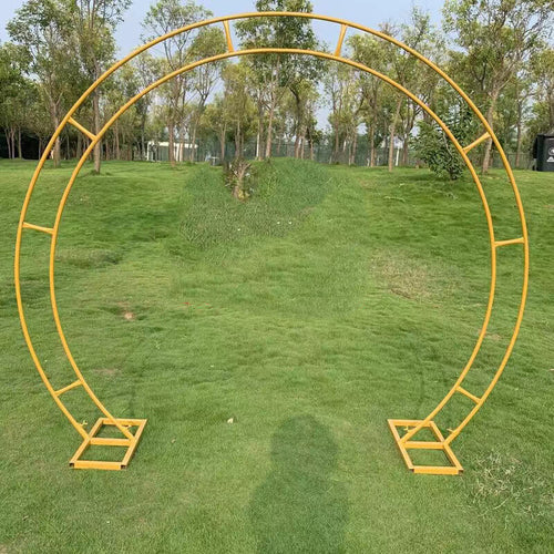 Metal Round Wedding Arch backdrop 