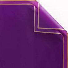 Load image into Gallery viewer, Purple flower wrapping paper for birthday gifts
