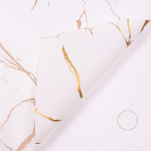 Load image into Gallery viewer, white flower wrapping paper 
